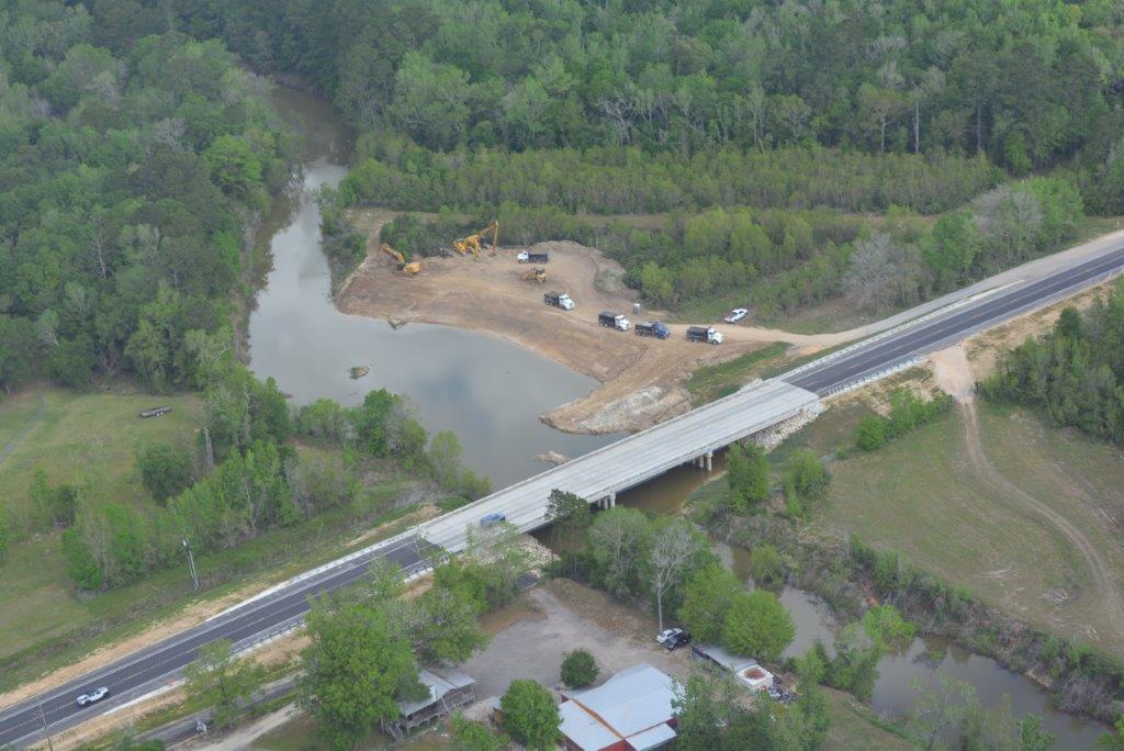 Taylors Bayou Hwy 124 Bridge Taylors Bayou Excavation at Hwy 124 Bridge - Ditch 500